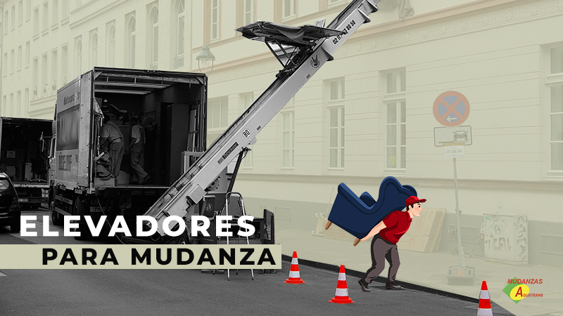 imagen de un elevador de mudanzas - elevadores para mudanza