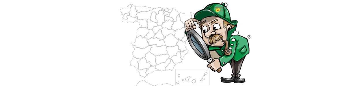 Mapa mudanzas nacionales en España